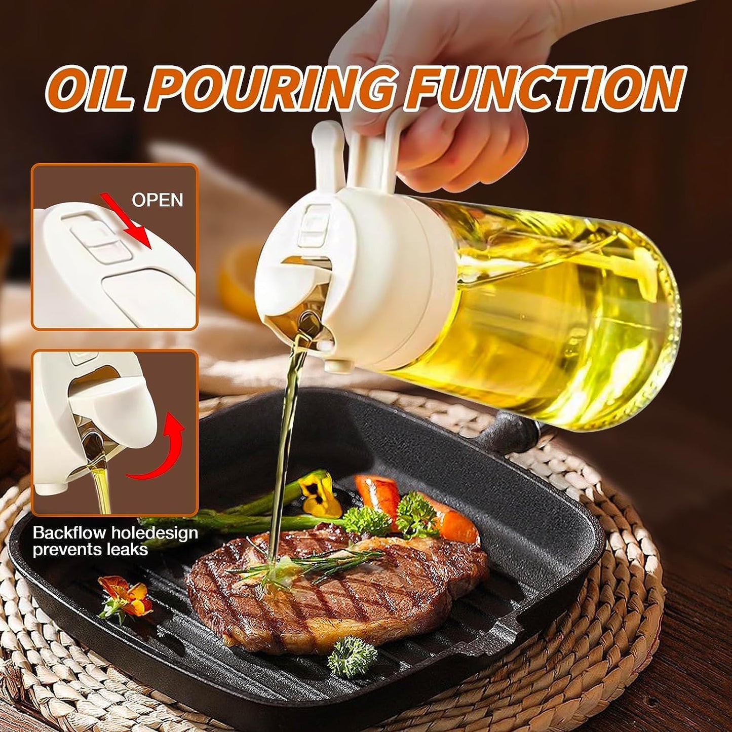 DISPENSADOR DE ACEITE 2 EN 1