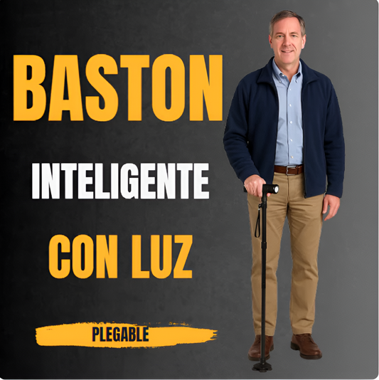 BASTON PLEGABLE CON LINTERNA - TRUSTY CANE