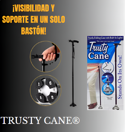 BASTON PLEGABLE CON LINTERNA - TRUSTY CANE
